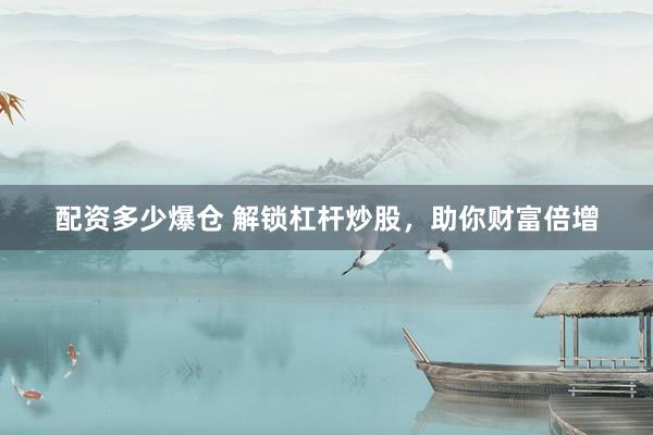 配资多少爆仓 解锁杠杆炒股，助你财富倍增