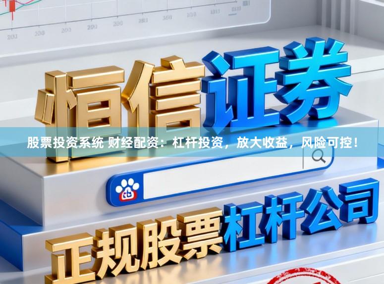 股票投资系统 财经配资：杠杆投资，放大收益，风险可控！