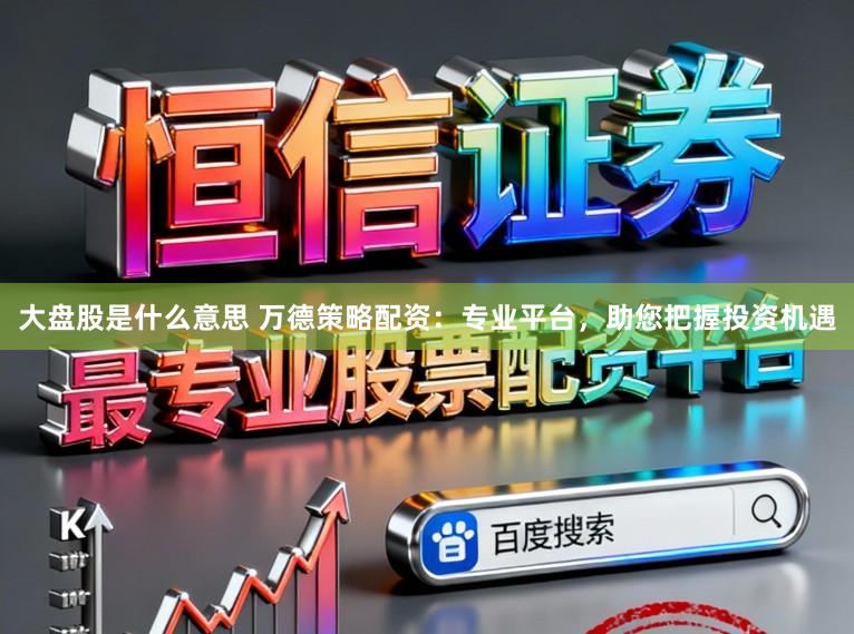 大盘股是什么意思 万德策略配资：专业平台，助您把握投资机遇